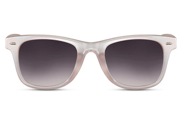 Heart-shaped sunglasses with pink lenses